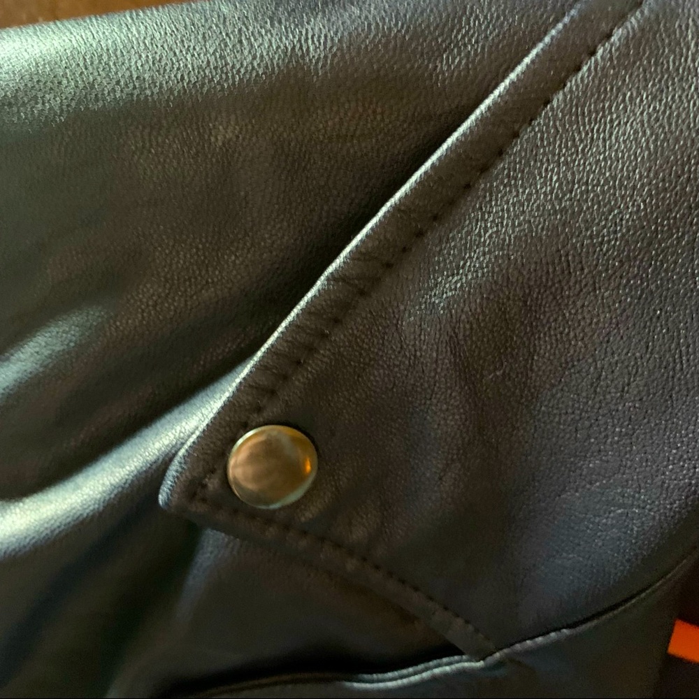 Dark Blue Moto Jacket